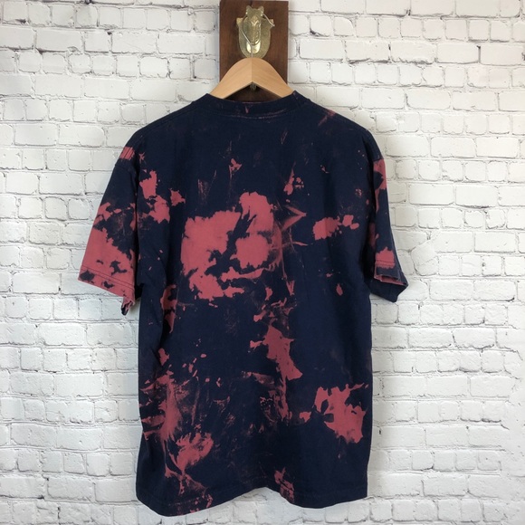 LOS ANGELES roses print bleached shirt - Picture 3 of 3